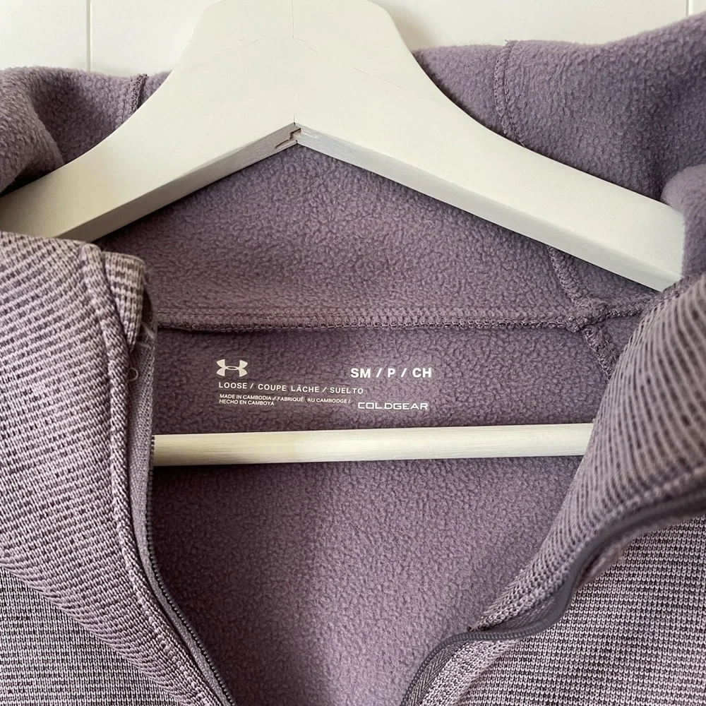 Under armour fleece full zip hoodie relaxed fit - Picture 3 of 6